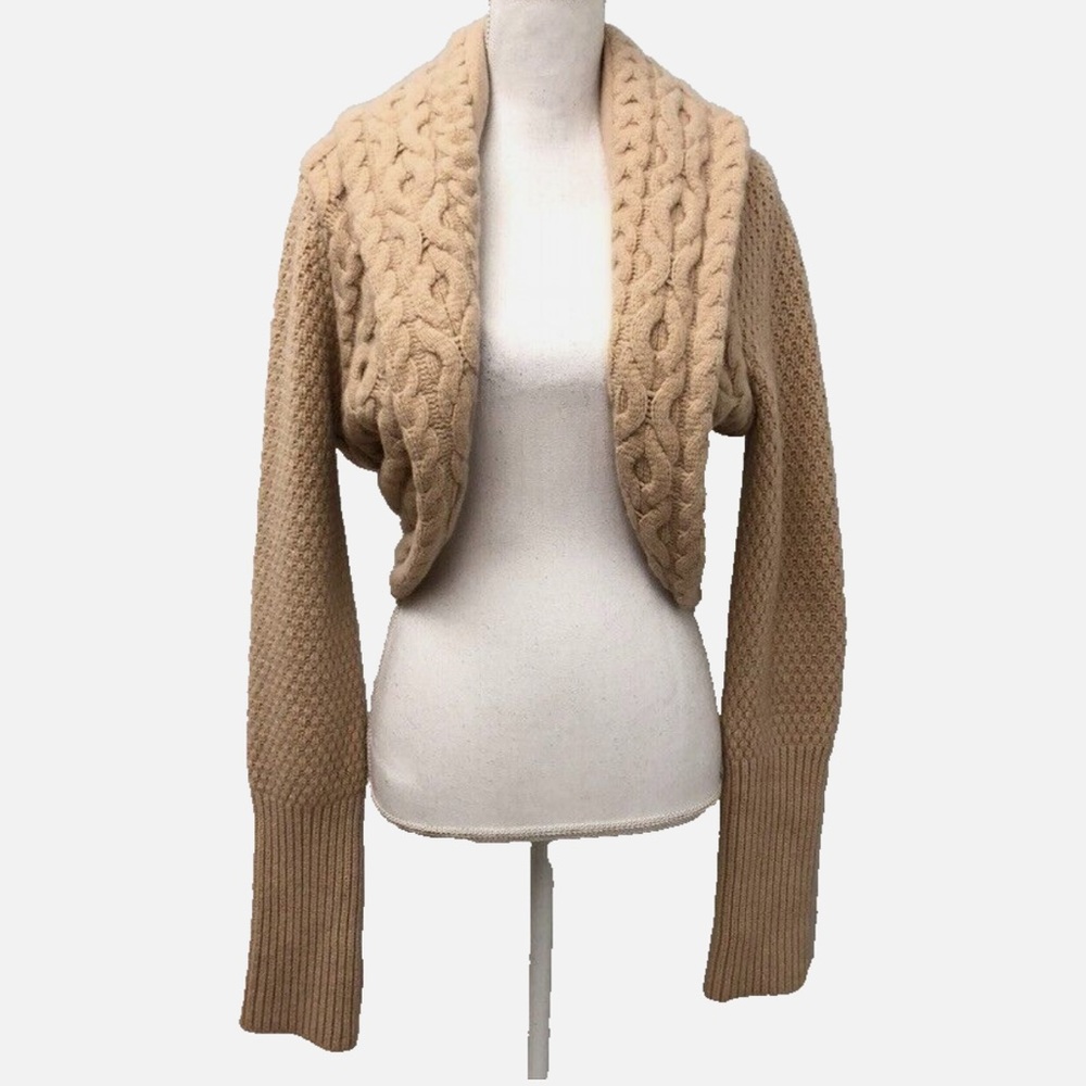 Diane von Furstenberg Beige Merino Wool Sweater